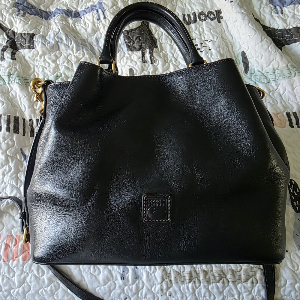 Dooney & Bourke Black Leather Shoulder Bag